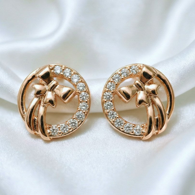 Aritos De Regalo Chapados En Oro De 18K