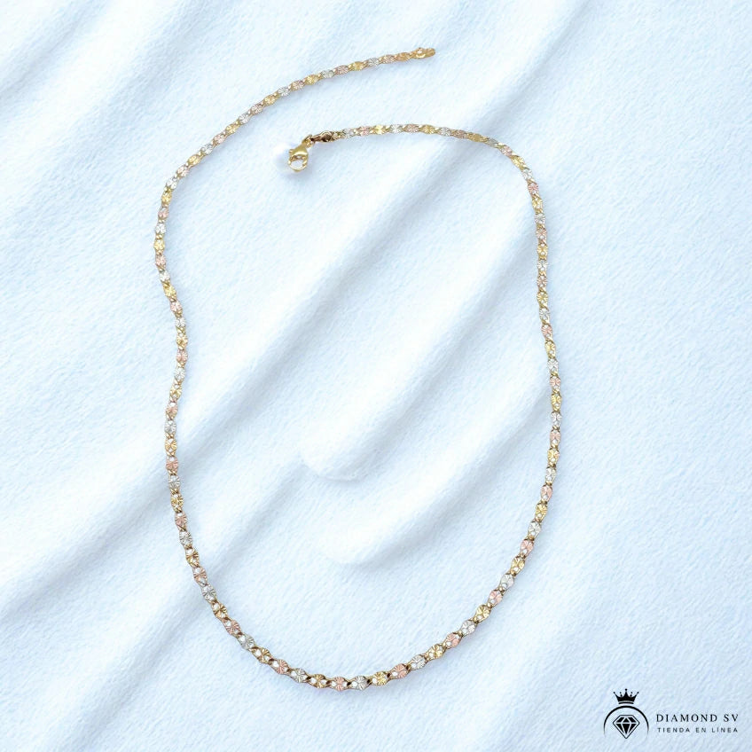 Cadena 3 Oros En Enchape