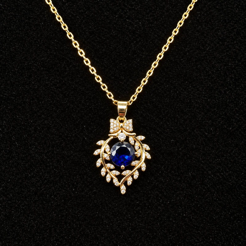 Set Premium Laureles De La Realeza De Cadena y Aritos