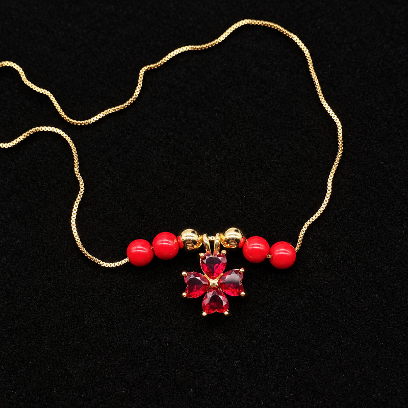 Collar Premium Trebol De Corazones
