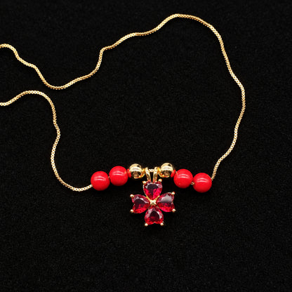 Collar Premium Trebol De Corazones