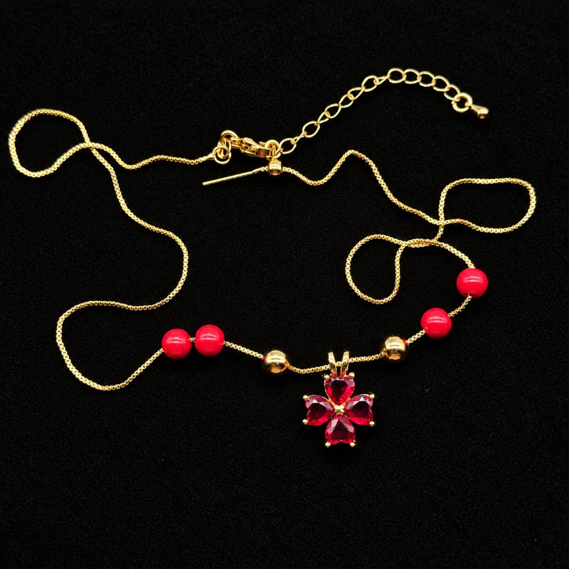 Collar Premium Trebol De Corazones