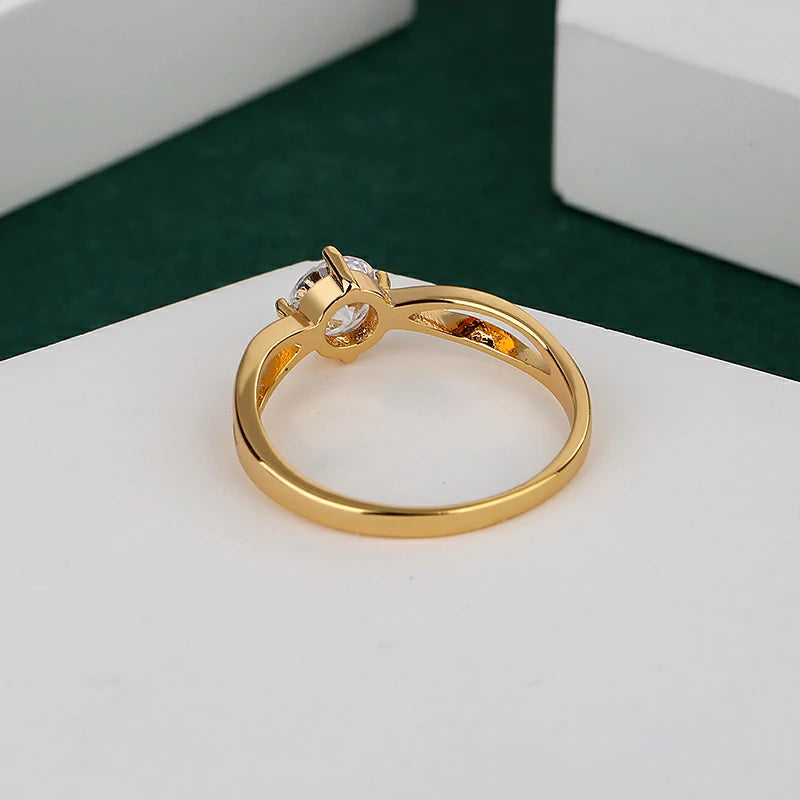 Anillo Promesa Para Dama En Cajita De Terciopelo