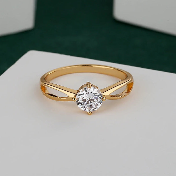 Anillo Promesa Para Dama En Cajita De Terciopelo