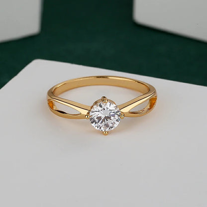 Anillo Promesa Para Dama En Cajita De Terciopelo