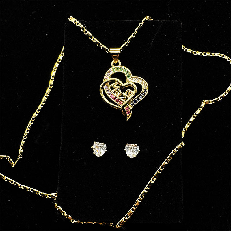 Set Premium Corazón De Mamá En Cajita De Regalo