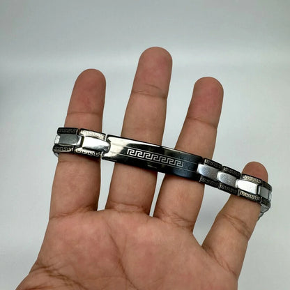 Brazalete De Acero Inoxidable Para Hombres