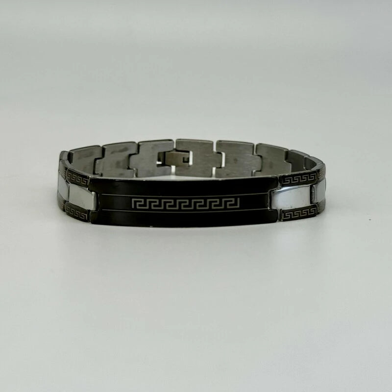 Brazalete De Acero Inoxidable Para Hombres