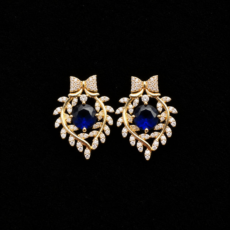 Set Premium Laureles De La Realeza De Cadena y Aritos