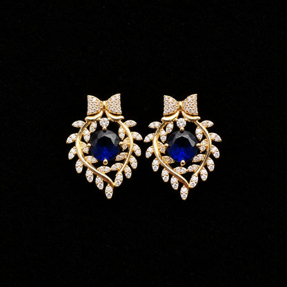 Set Premium Laureles De La Realeza De Cadena y Aritos