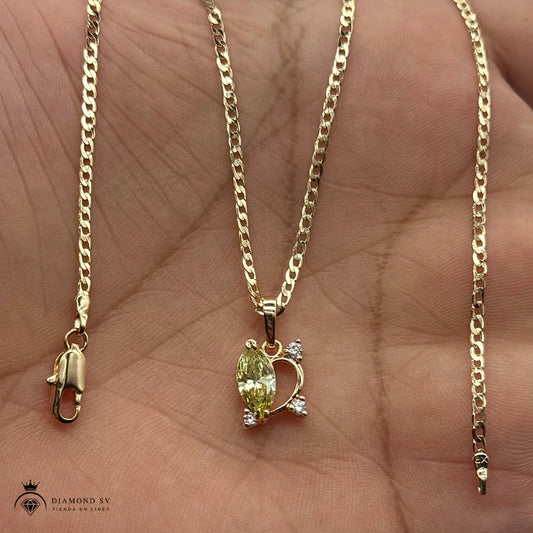 Hermosa Cadena Corazón Del Bosque En Cajita 🎁