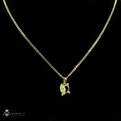 Hermosa Cadena Corazón Del Bosque En Cajita 🎁