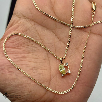 Hermosa Cadena Corazón Del Bosque En Cajita 🎁