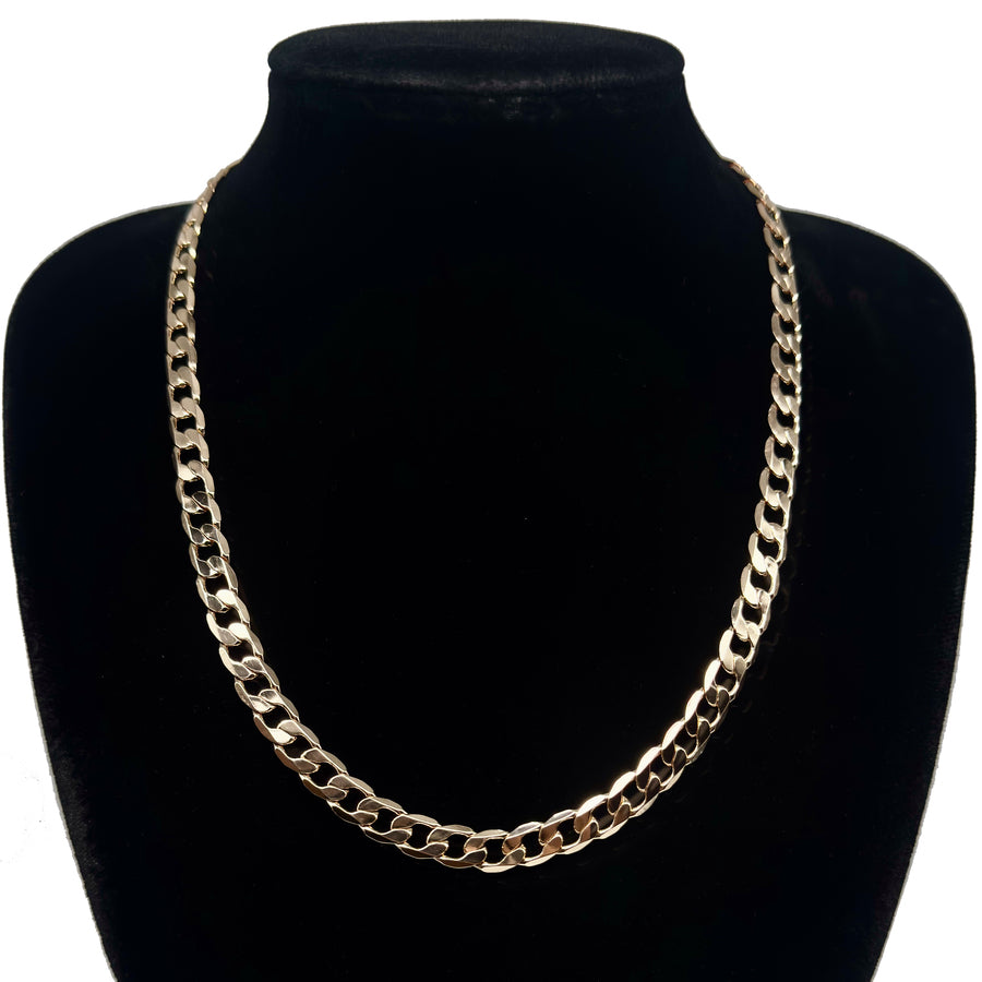 Set De Cadena y Pulsera Cubana En Caja De Regalo