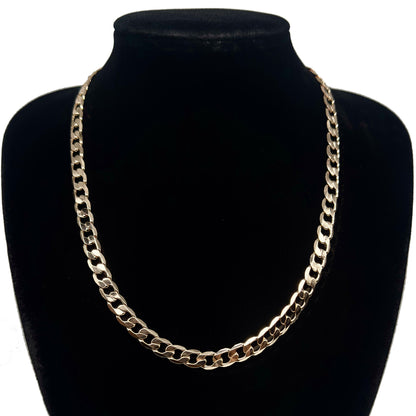 Set De Cadena y Pulsera Cubana En Caja De Regalo